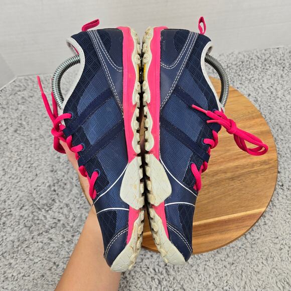 New Balance Womens 9.5B Minimus Trail 10v3 Blue Pink Minimalist Running Shoe - Picture 7 of 12